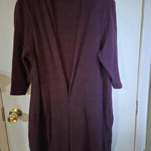 VTG ALLISON Britney Brown Geometric Turtleneck Knit Sweater